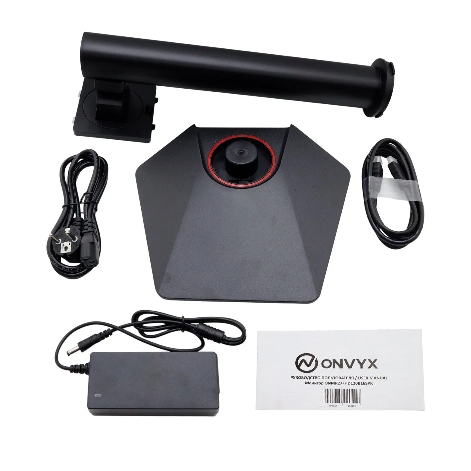 Монитор 27" ONVYX ONMR27FHD120B169PR, FullHD, IPS, Grade A+, 120Hz, 350 cd/m2, HDMI/DP/Type-C, Black — фото 7