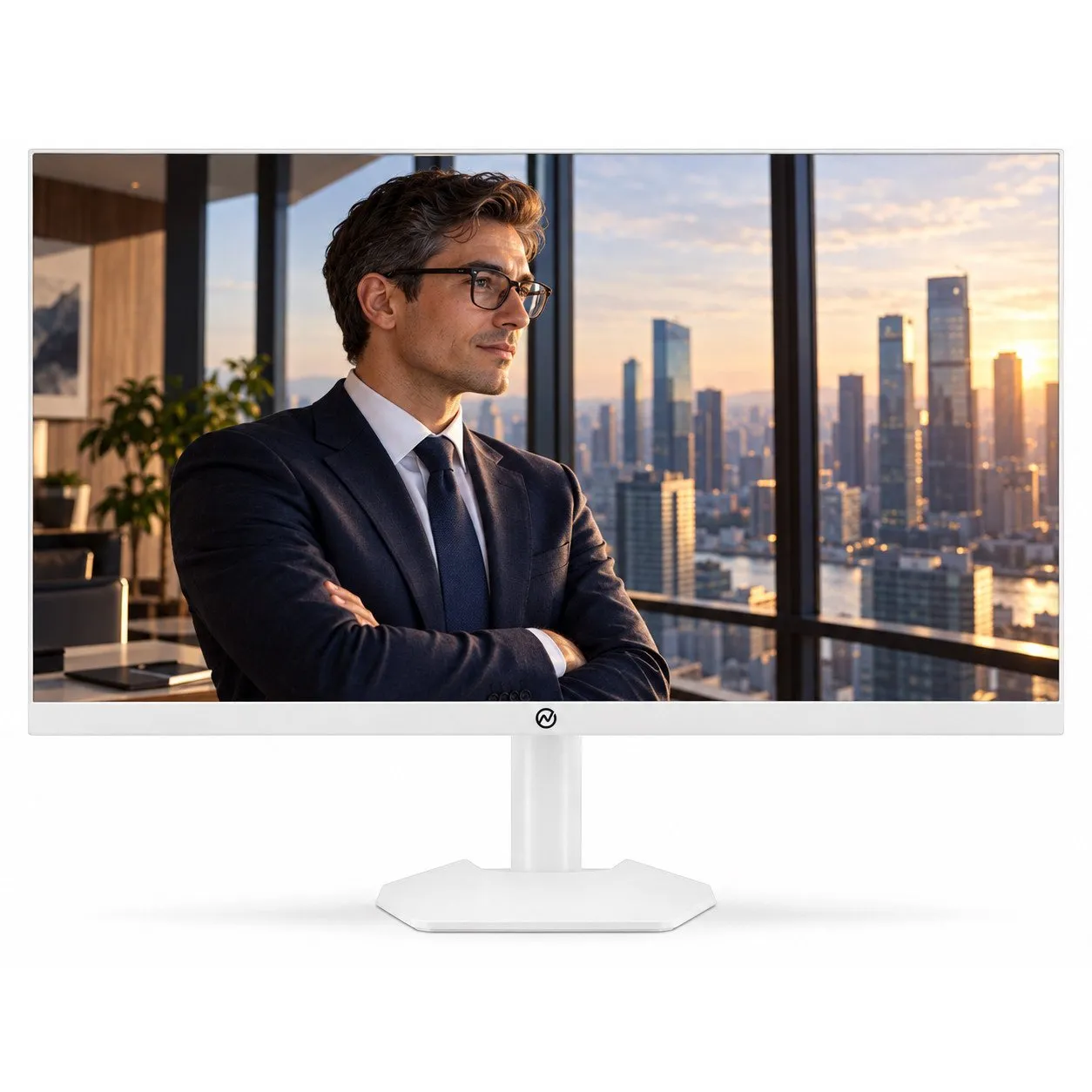 Монитор 27" ONVYX ONMR27FHD100W169PR, FullHD, IPS, Grade A+, 120Hz, 350 cd/m2, HDMI/DP/Type-C, White