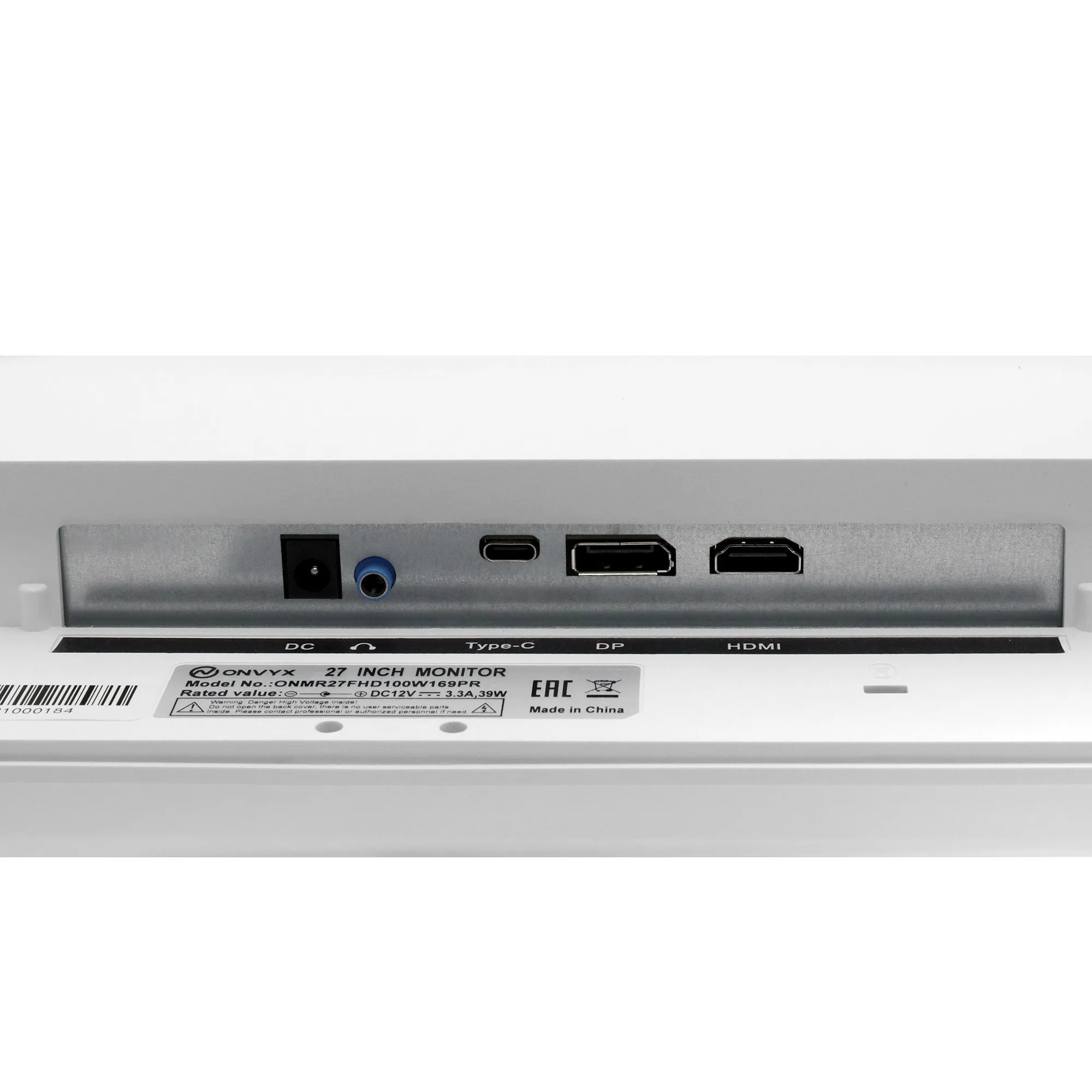Монитор 27" ONVYX ONMR27FHD100W169PR, FullHD, IPS, Grade A+, 120Hz, 350 cd/m2, HDMI/DP/Type-C, White — фото 6