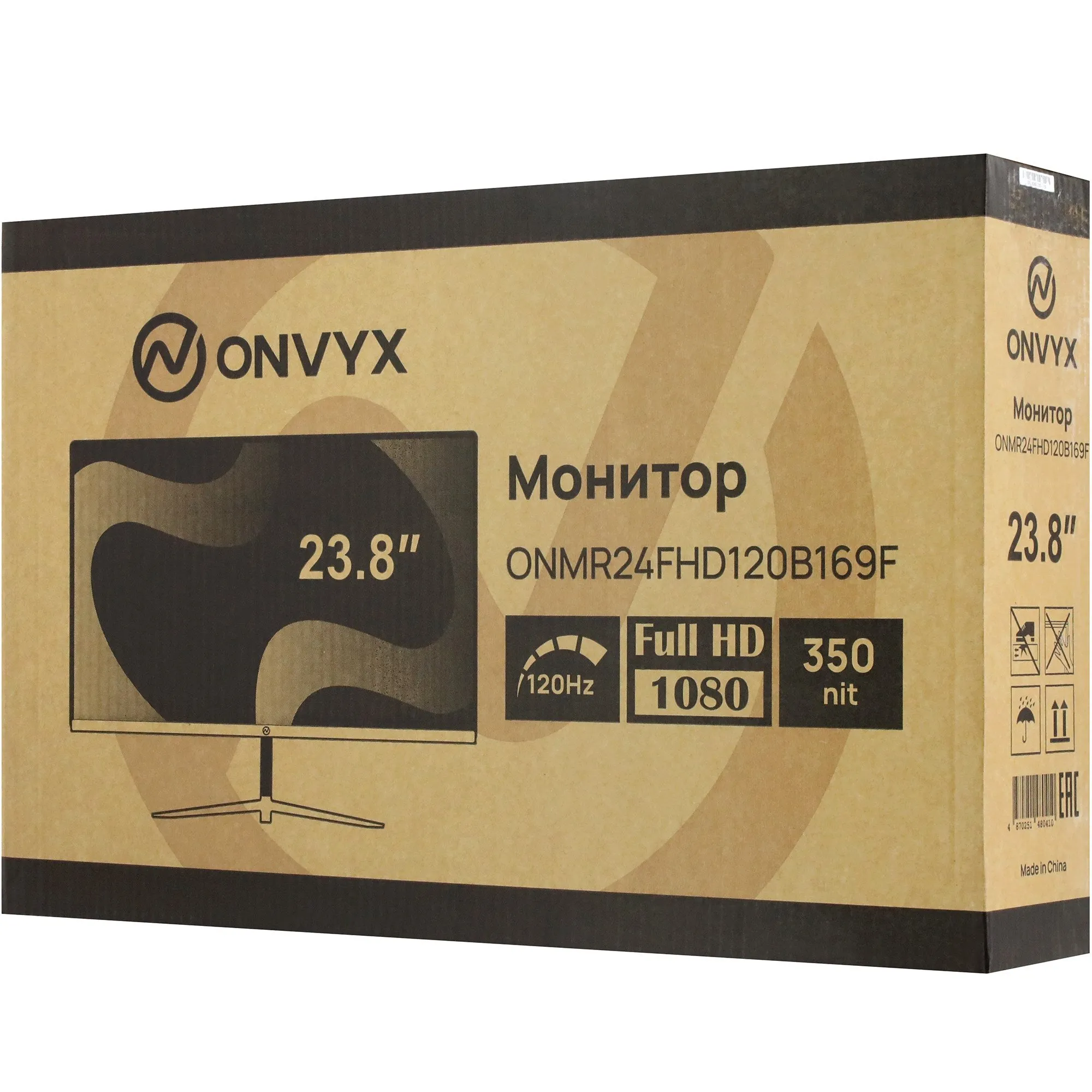 Монитор 23.8" ONVYX ONMR24FHD120B169F, FullHD, IPS, Grade A+, 120Hz, 350 cd/m2, HDMI/VGA, Black — фото 9