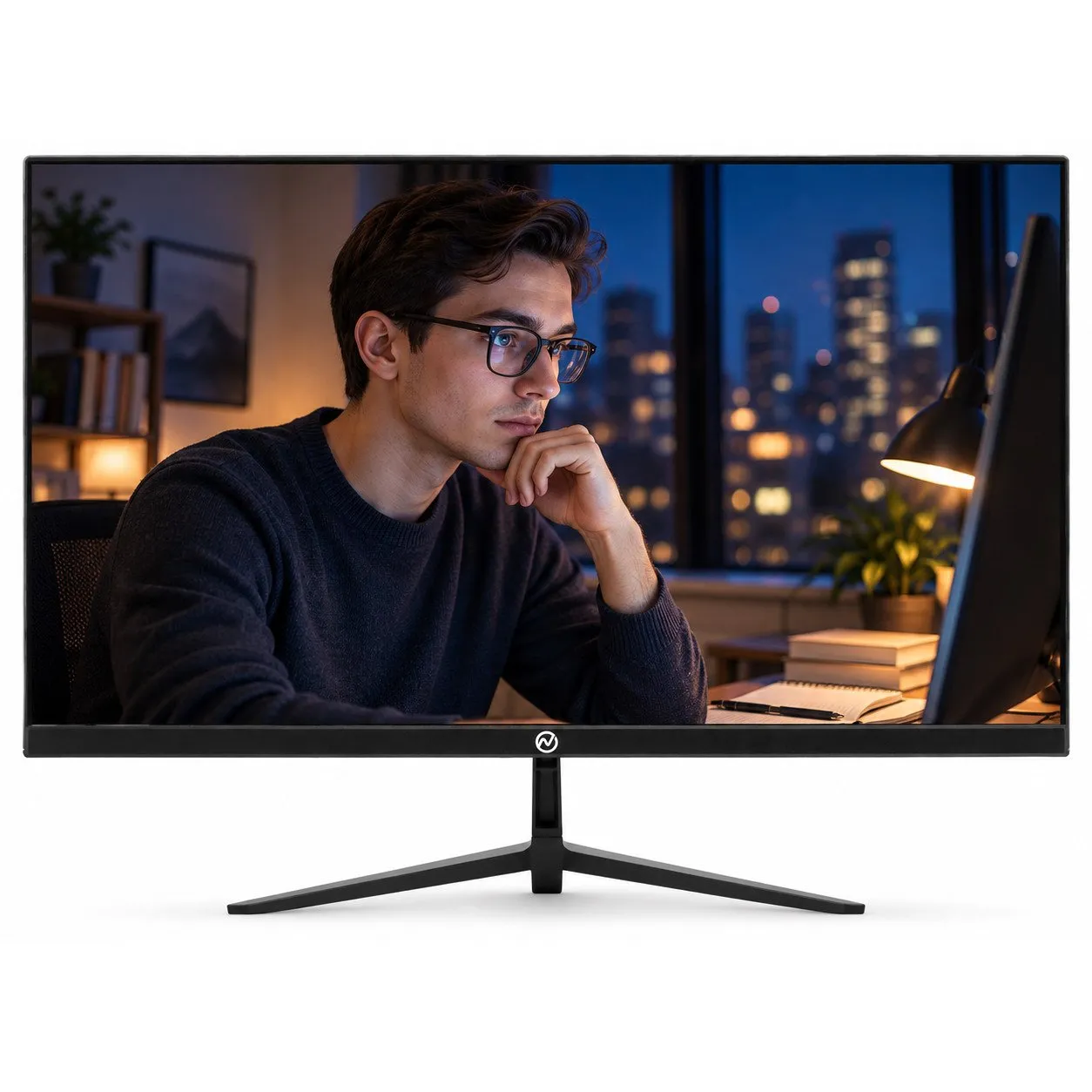 Монитор 27" ONVYX ONMR27FHD120B169F, FullHD, IPS, Grade A+, 120Hz, 350 cd/m2, HDMI/VGA, Black