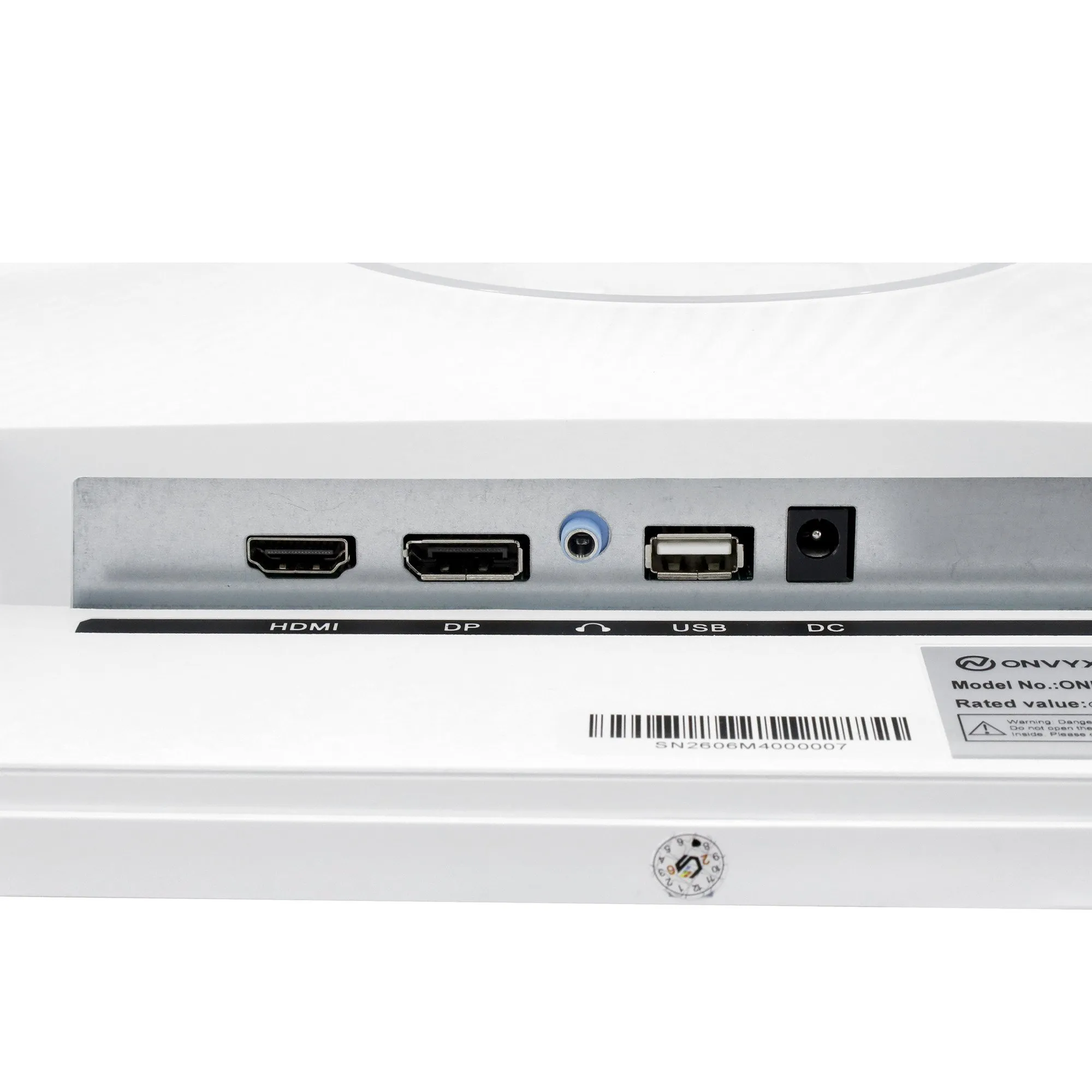 Монитор 23.8" ONVYX ONMR24FHD240W169F, FullHD, IPS, Grade A+, 240Hz, 1ms, 350 cd/m2, HDMI/DP, White — фото 7