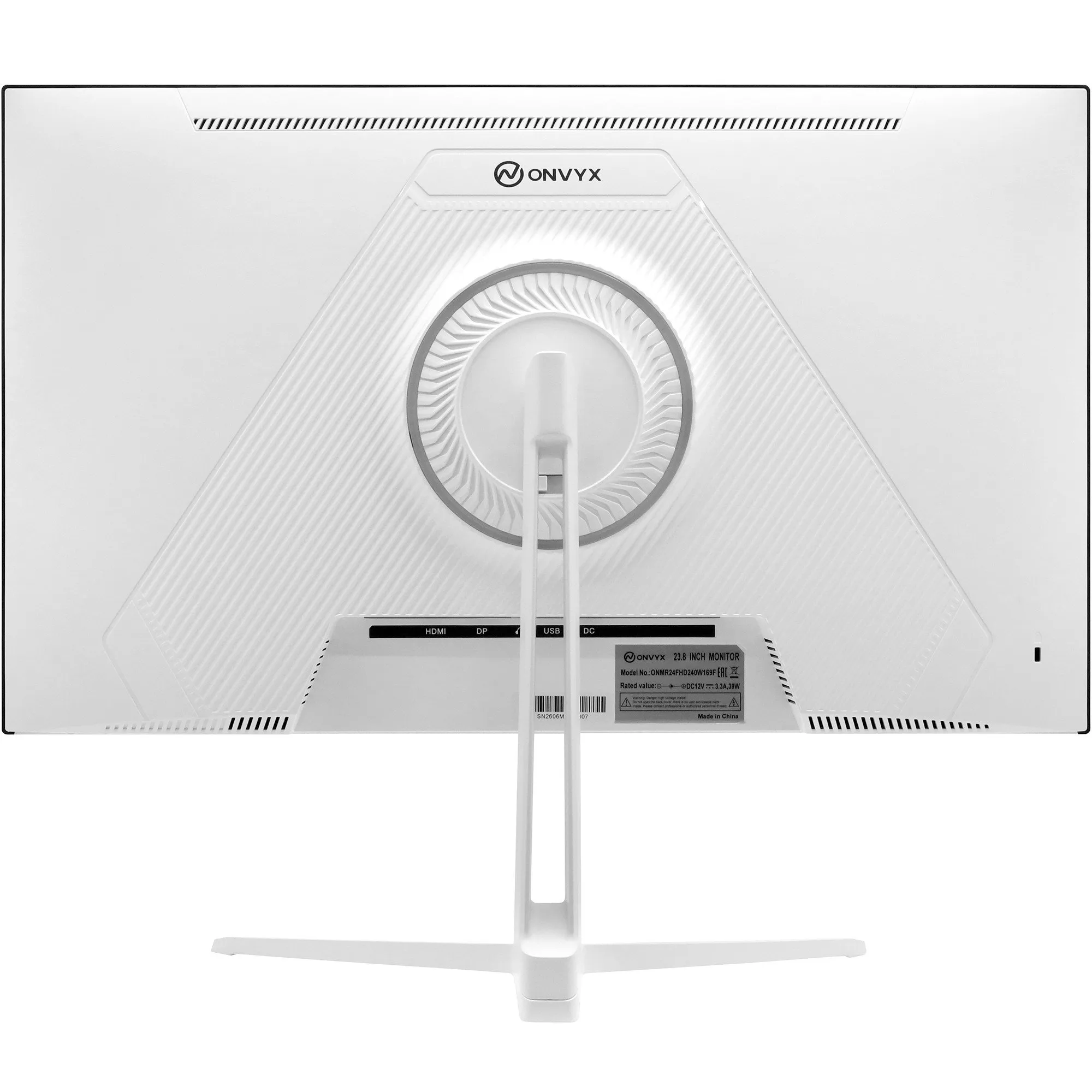 Монитор 23.8" ONVYX ONMR24FHD240W169F, FullHD, IPS, Grade A+, 240Hz, 1ms, 350 cd/m2, HDMI/DP, White — фото 5
