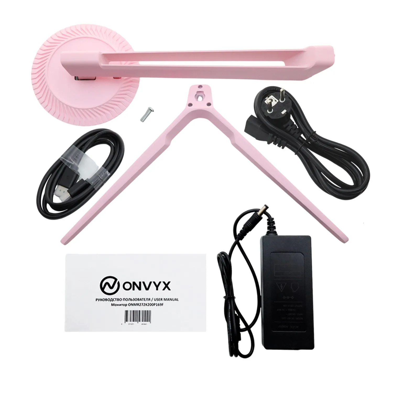 Монитор 27" ONVYX ONMR272K200P169F, QHD, IPS, Grade A+, 200Hz, 1ms, 350 cd/m2, HDMI/DP, Pink — фото 6