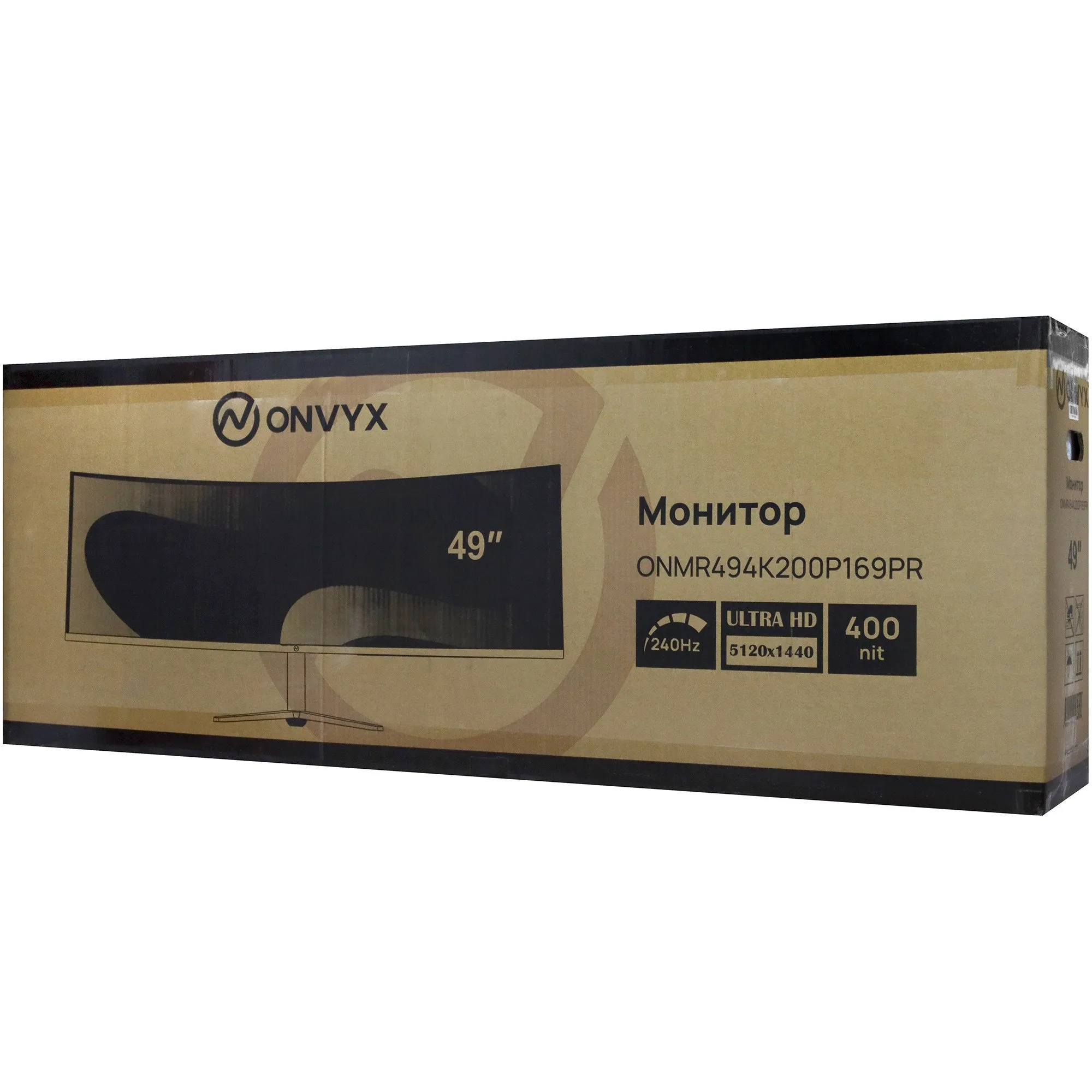 Монитор 49" ONVYX ONMR494K200P169PR, 5120x1440, VA, Grade A+, 240Hz, 400 cd/m2, 2HDMI/2DP, Black — фото 9