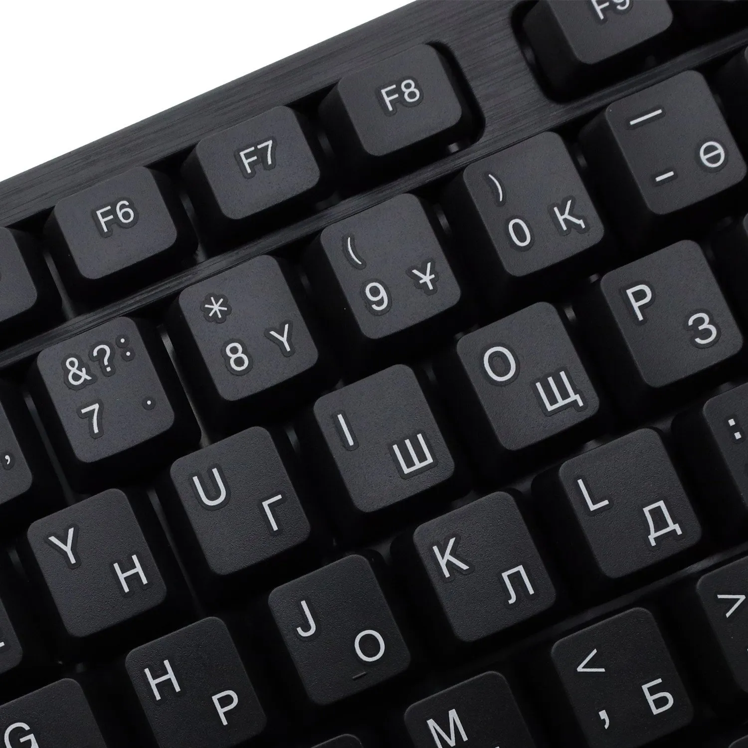 Клавиатура + мышь ONVYX OMK18 Wired, 104 keys, EN/RU/KZ, 1000DPI, 1.8m/1.8m, USB, Black — фото 2