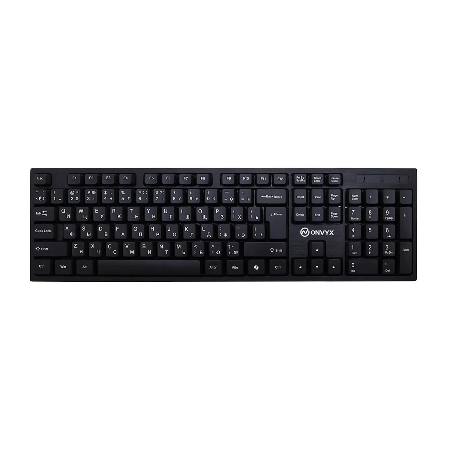Клавиатура + мышь ONVYX OMK18 Wired, 104 keys, EN/RU/KZ, 1000DPI, 1.8m/1.8m, USB, Black — фото 4