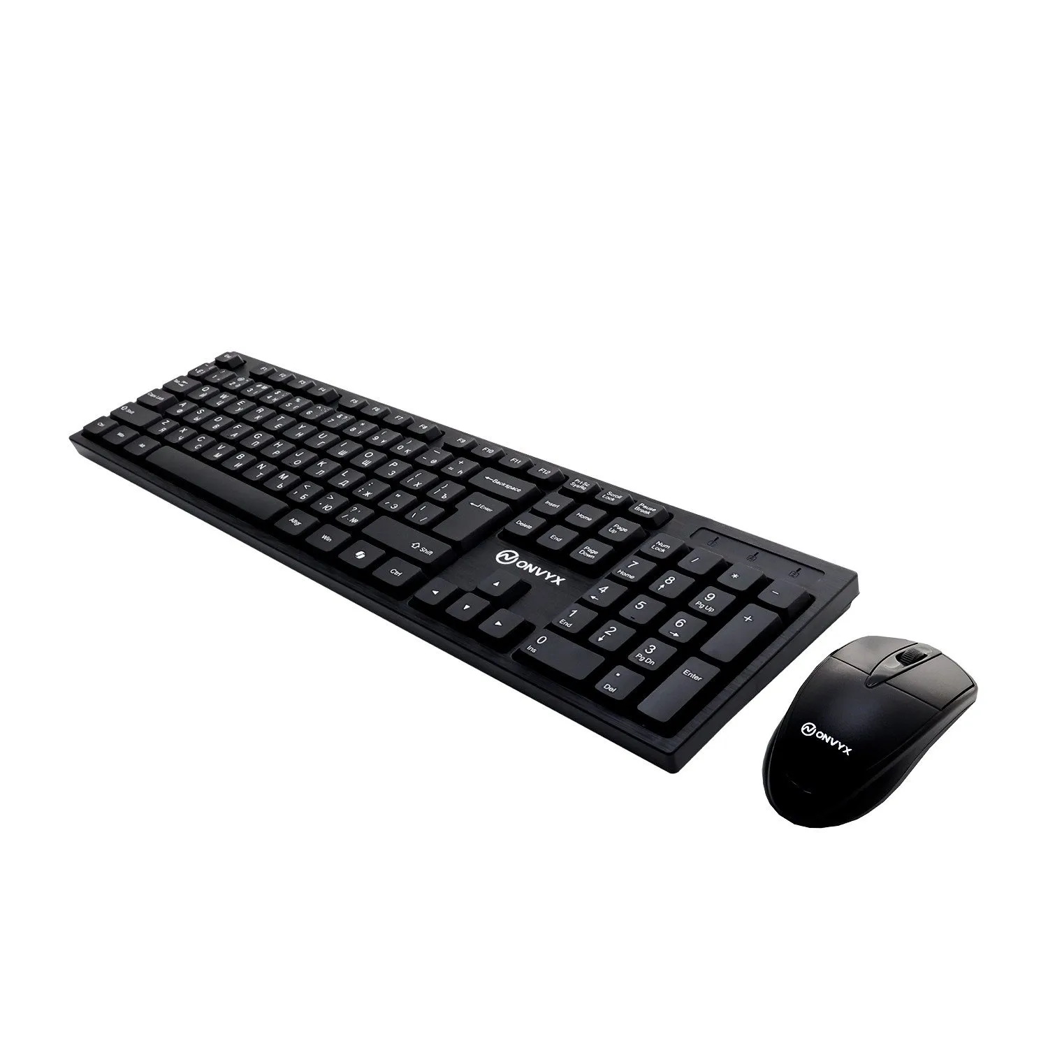 Клавиатура + мышь ONVYX OMK18 Wired, 104 keys, EN/RU/KZ, 1000DPI, 1.8m/1.8m, USB, Black — фото 3