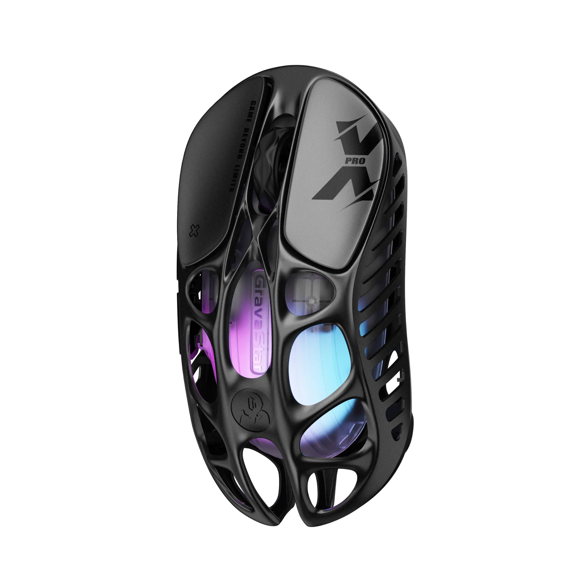 Мышь GravaStar Mercury XPro Galaxy Black, PAW3950, 32000 DPI, 2.4/BT/Wired, 49±3g
