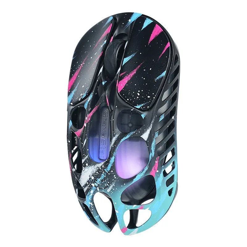 Мышь GravaStar Mercury XPro Neon Graffiti, PAW3950, 32000 DPI, 2.4/BT/Wired, 49±3g