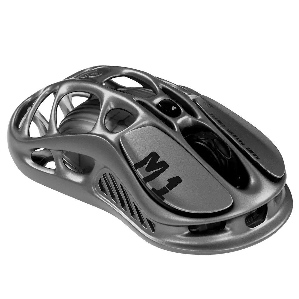 Мышь GravaStar Mercury M1 Pro Interstellar Silver, PAW3395, 26000 DPI, 2.4/BT/Wired, 88±3g — фото 3