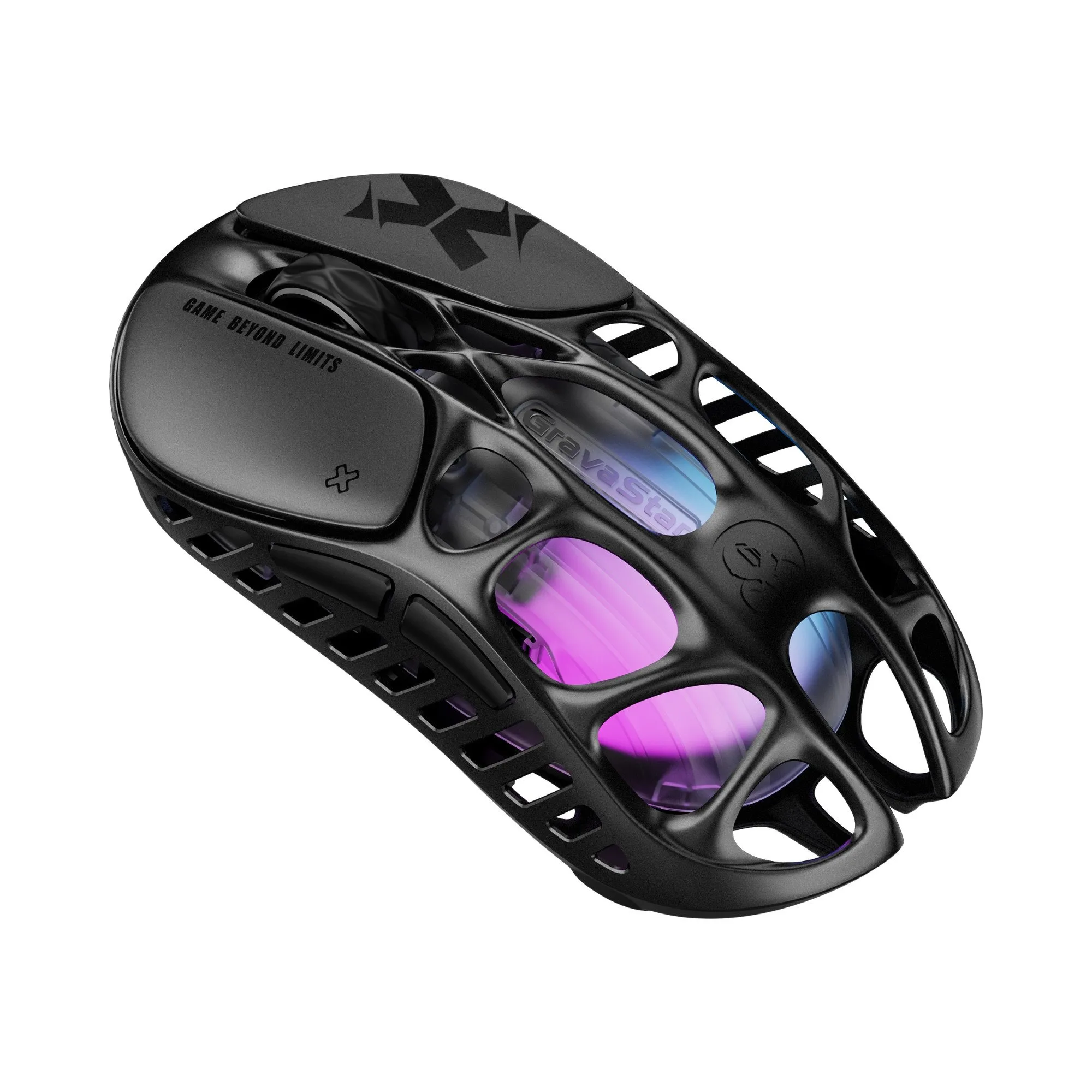 Мышь GravaStar Mercury X Galaxy Black, PAW3950, 32000dpi, 49g, 2.4/BT/Wired — фото 5