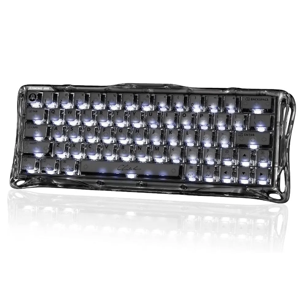 Клавиатура GravaStar Mercury V60, Onyx Crystal, Magnetic Switch, 64 keys EN, USB cable — фото 2