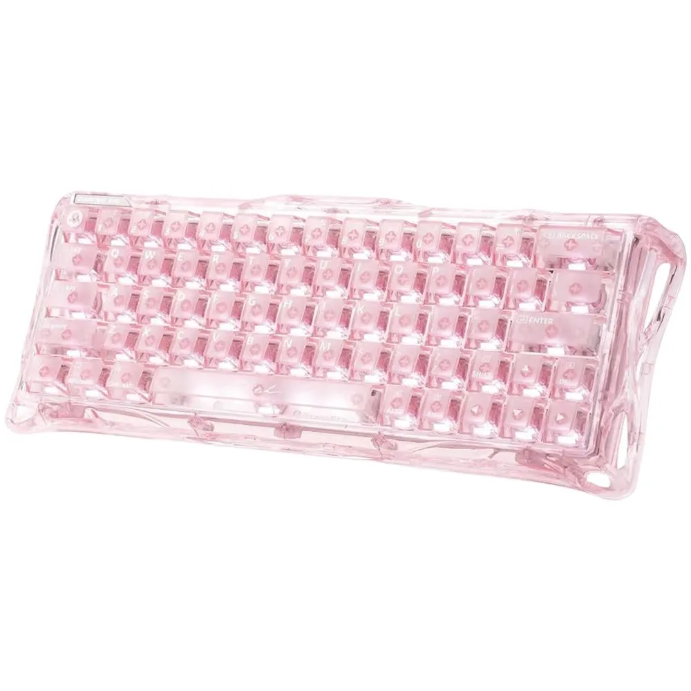 Клавиатура GravaStar Mercury V60,  Crystal Rose, Magnetic Switch, 64 keys EN, USB cable — фото 2
