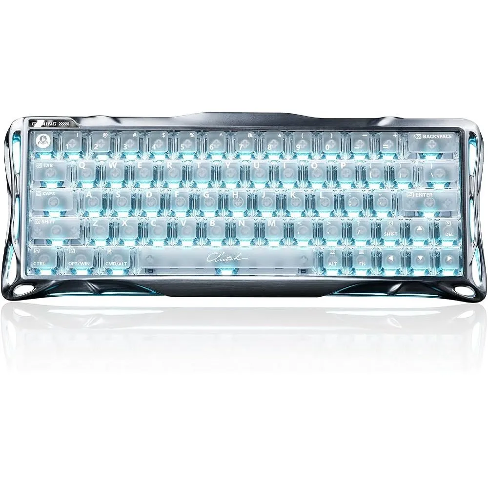 Клавиатура GravaStar Mercury V60 Pro, Chrome Silver, Magnetic Switch, 64 keys EN/RU, USB cable — фото 2