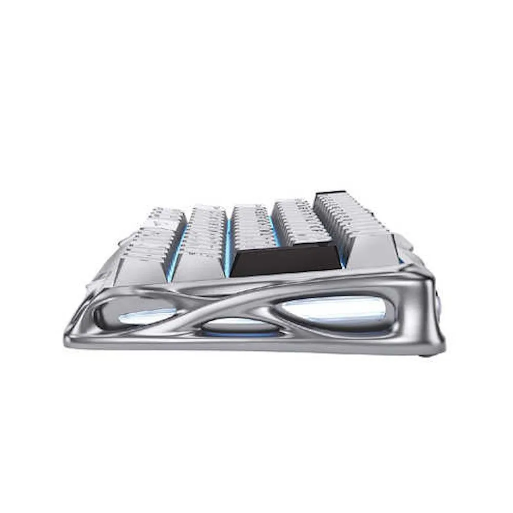 Клавиатура GravaStar Mercury V60 Pro, Chrome Silver, Magnetic Switch, 64 keys EN/RU, USB cable — фото 3