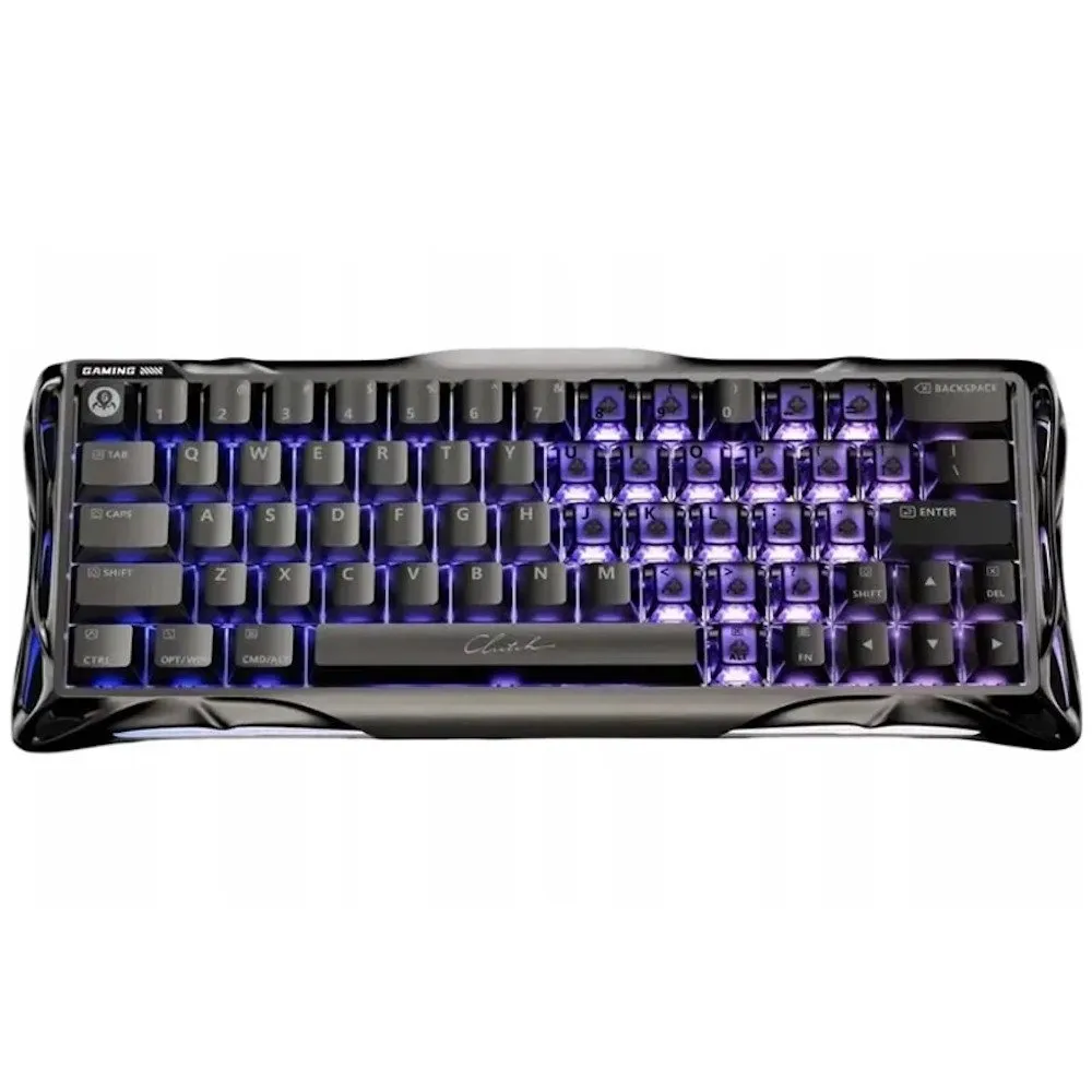 Клавиатура GravaStar Mercury V60 Pro, GunMetal, Magnetic Switch, 64 keys EN, USB cable
