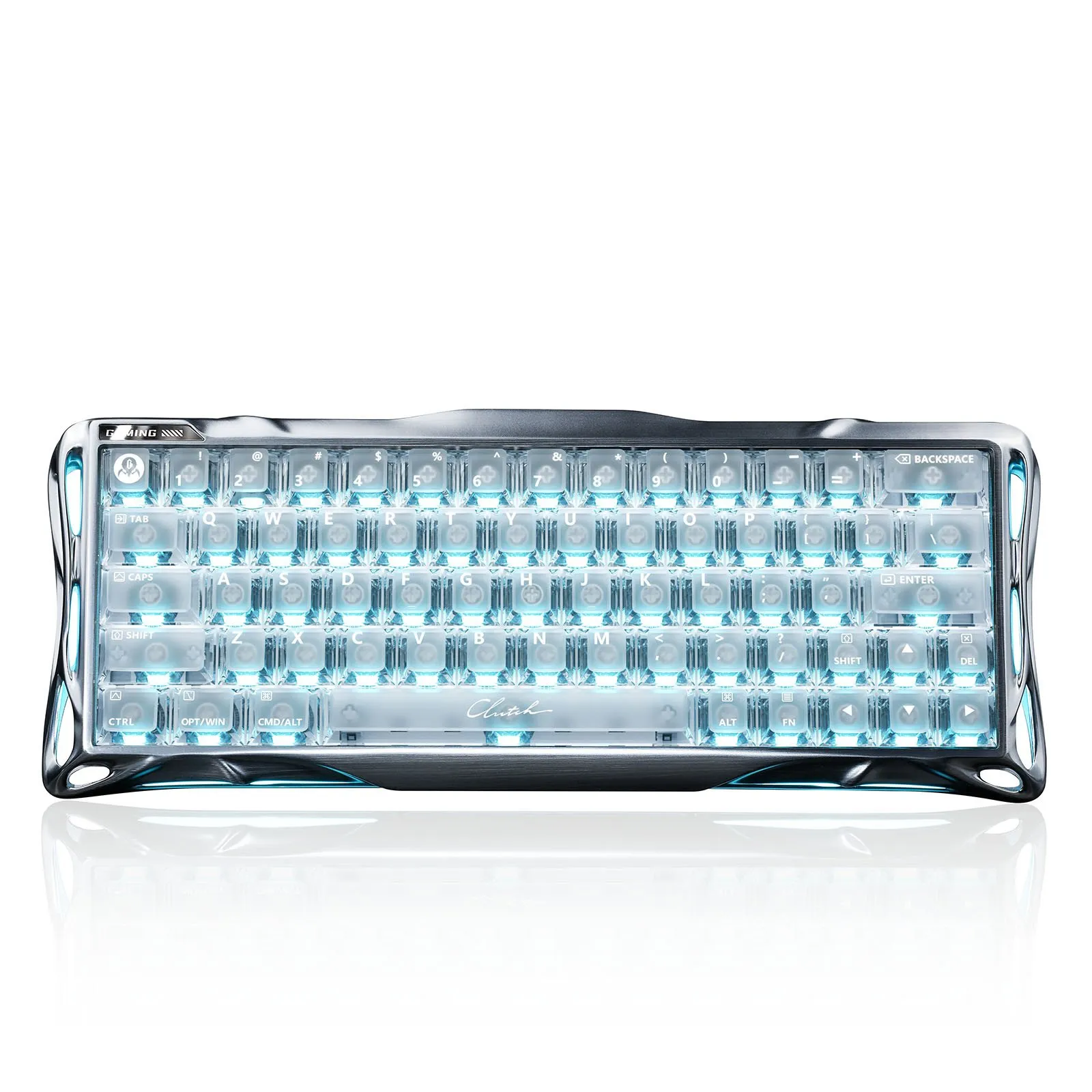 Клавиатура GravaStar Mercury V60 Pro, Sliver Frost, Magnetic Switch, 64 keys EN, USB cable