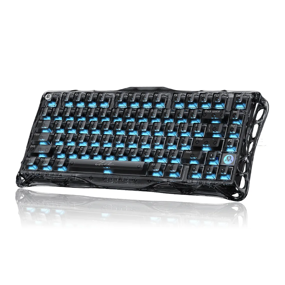 Клавиатура GravaStar Mercury V75 Lite, Onyx Crystal, Magnetic Switch, 80 keys EN, USB cable — фото 2