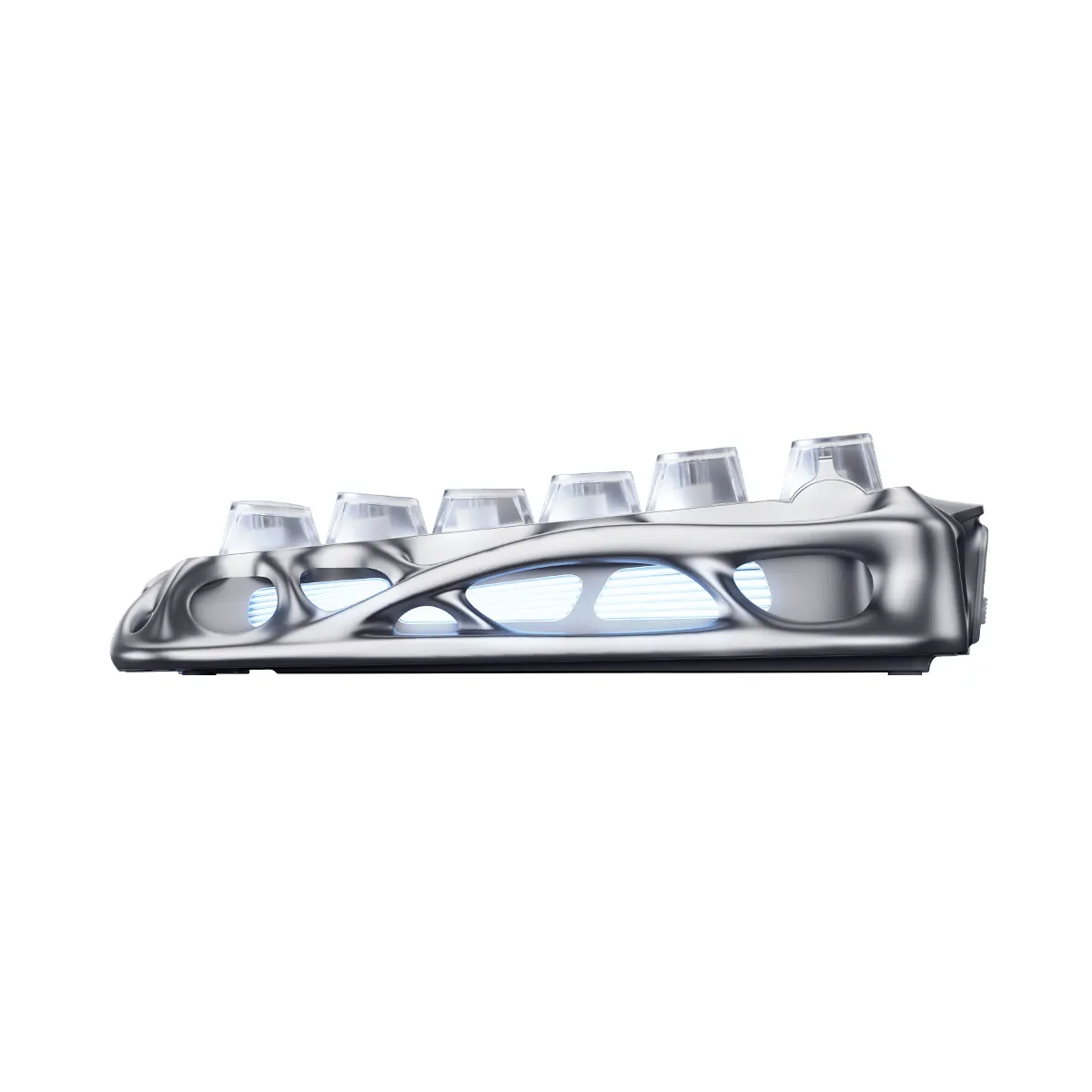 Клавиатура GravaStar Mercury V75, Silver Frost, Magnetic Switch, 79 keys EN, USB cable — фото 4