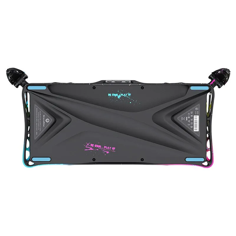Клавиатура GravaStar Mercury V75 Pro, Neon Graffiti, Magnetic Switch, 79 keys EN/RU, USB cable — фото 4