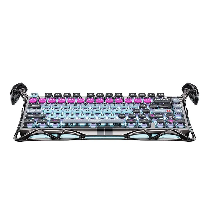 Клавиатура GravaStar Mercury V75 Pro, Cyberpunk, Magnetic Switch, 79 keys EN, USB cable