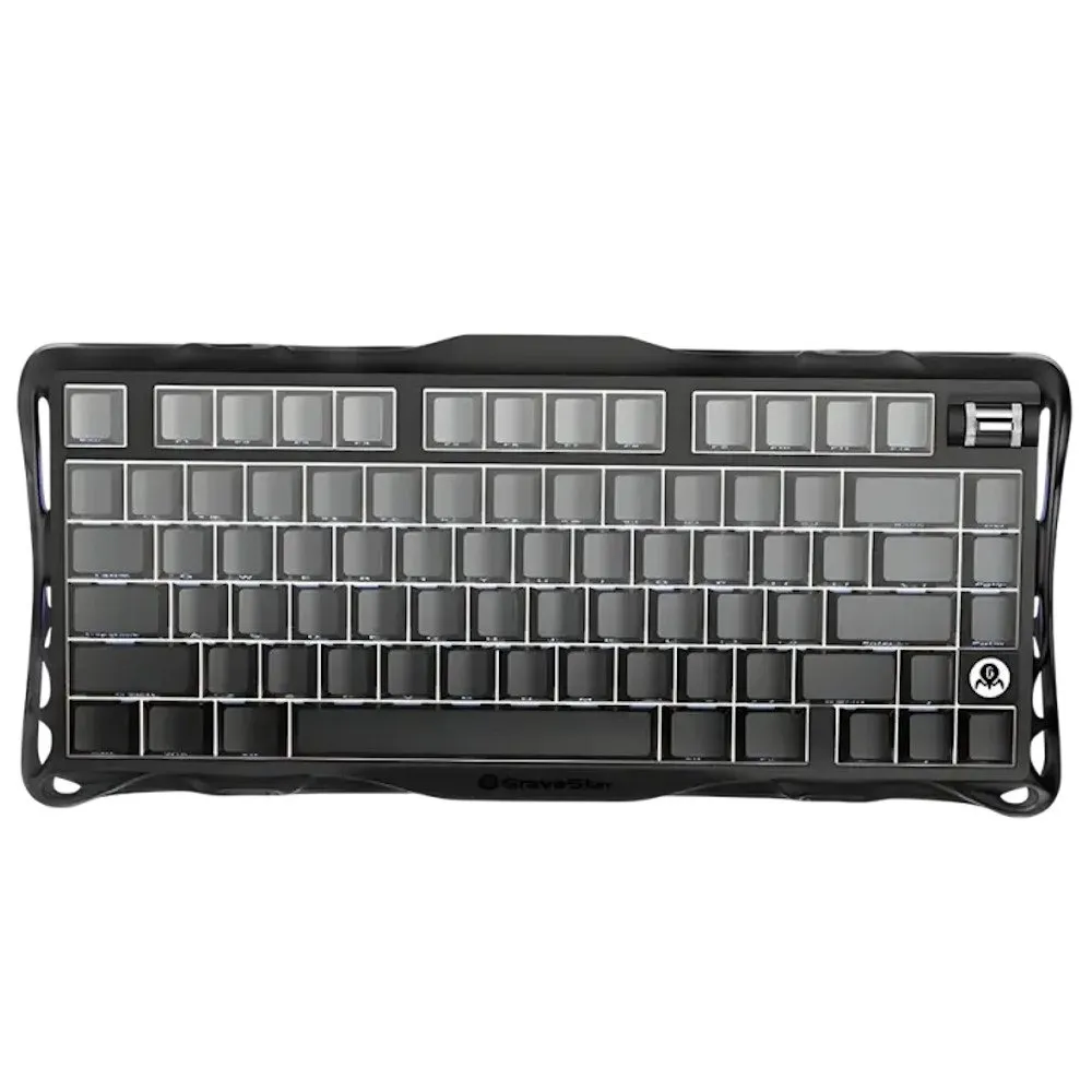 Клавиатура GravaStar Mercury K1, Gradient Black, Mechanical, 79 keys EN, USB/BT/2.4GHz