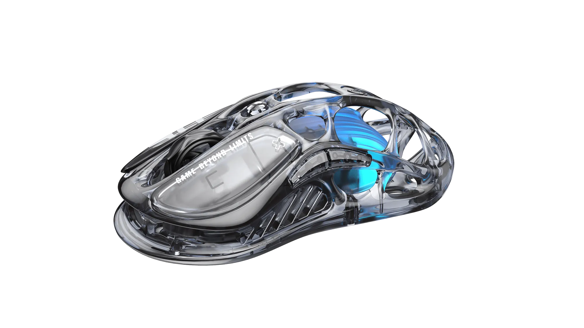 Мышь GravaStar Mercury M2 Transparent Black, PAW3395, 26000 DPI, 2.4/BT/Wired, 79±3g — фото 4