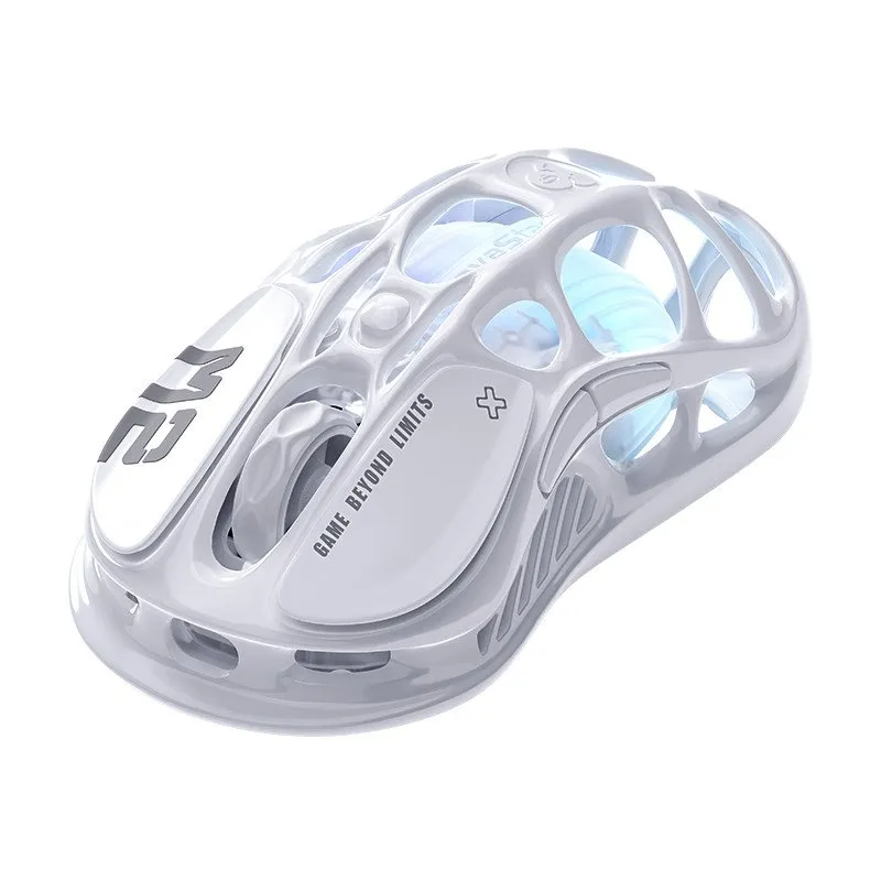 Мышь GravaStar Mercury M2 Opaline White, PAW3395, 26000 DPI, 2.4/BT/Wired, 79±3g — фото 2