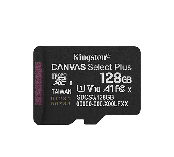 Карта памяти MicroSD 128GB Class 10 UHS-I Kingston SDCS3/128GBSP