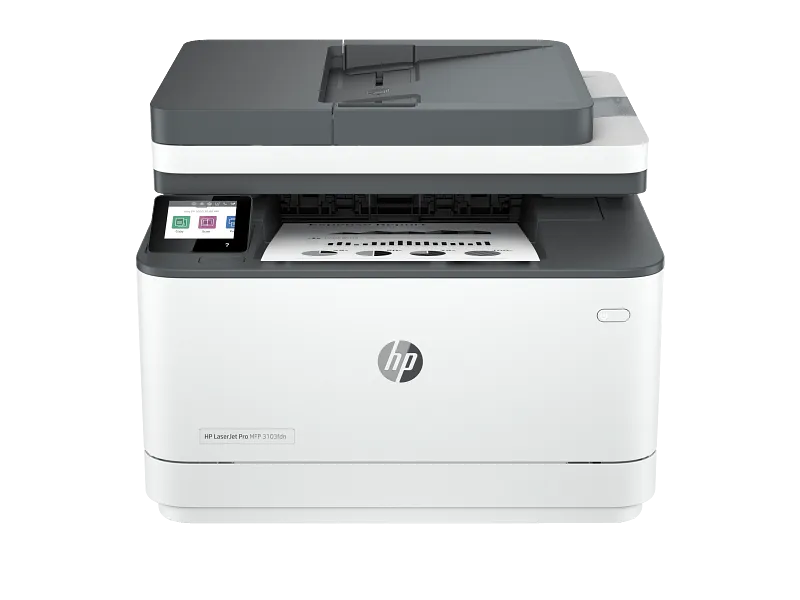 МФУ лазерное HP LaserJet Pro 3103fdn белый — фото 1