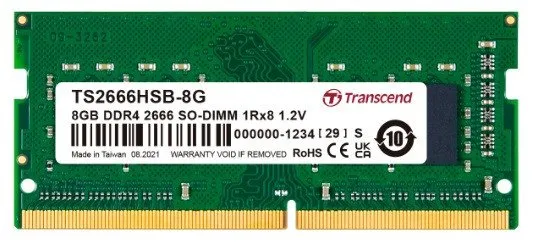 Память оперативная DDR4 Notebook Transcend TS2666HSB-8G