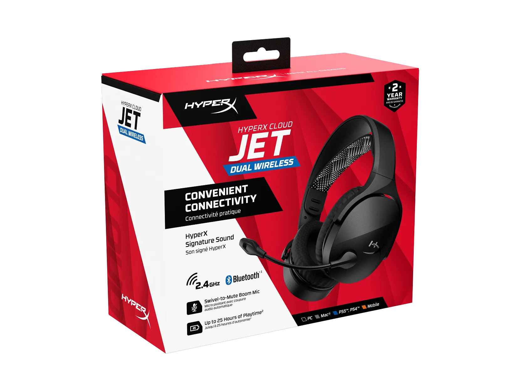 Наушники-гарнитура игровые HyperX AJ0T1AA Cloud Jet черный — фото 2
