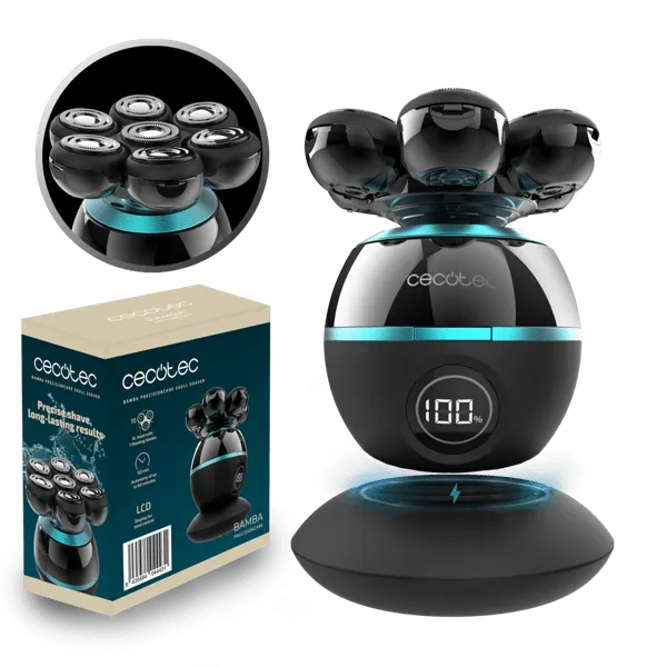Бритва роторная для головы Cecotec PrecisionCare Skull Shaver черный