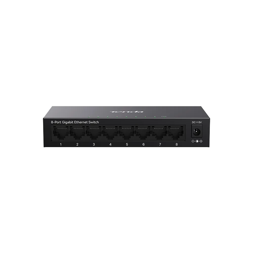 Коммутатор Tenda TEG1008M 8-port Gigabit Ethernet черный