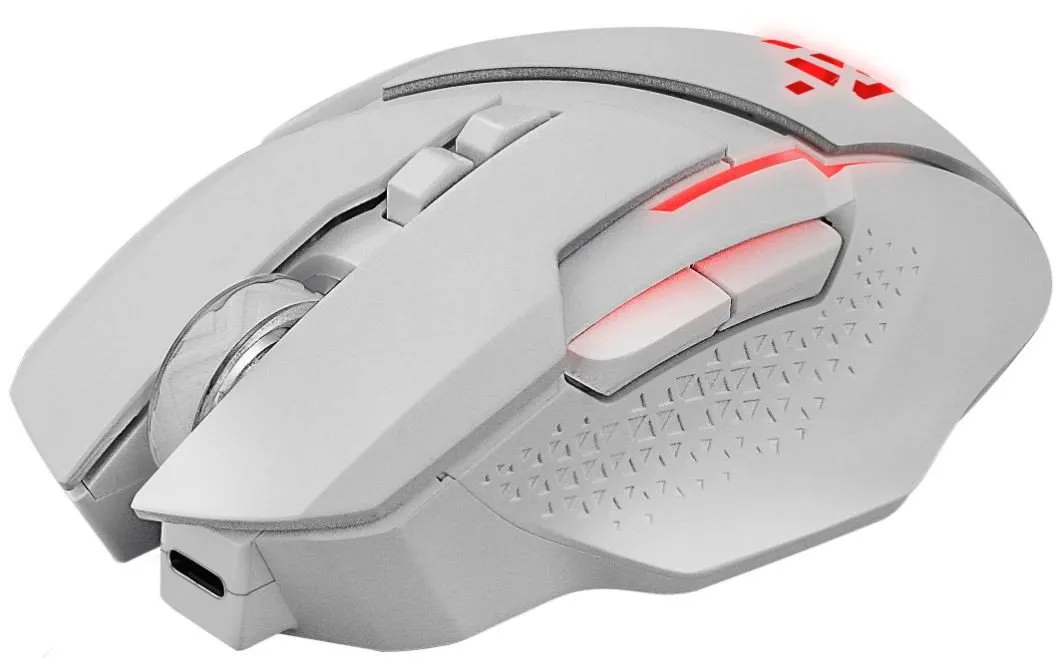 Мышь игровая беспроводная Defender Ibix GM-895 белый
