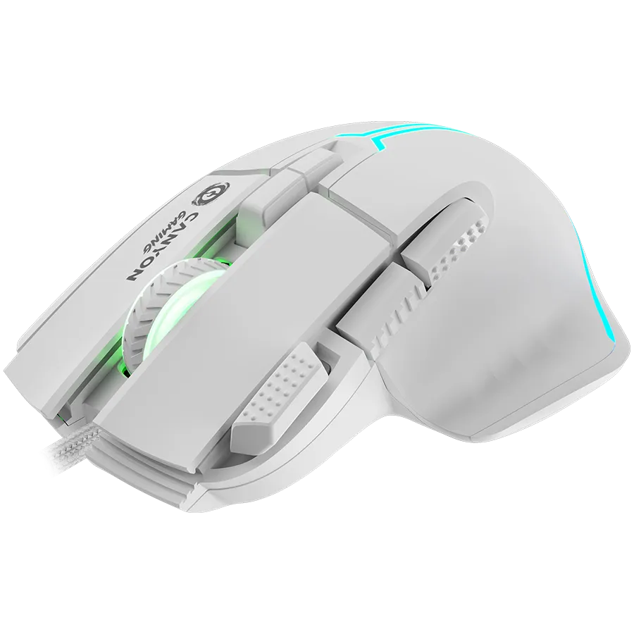 CANYON mouse Fortnax GM-636 RGB 9buttons Wired White — фото 3