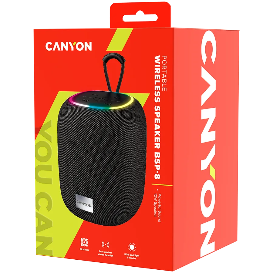 CANYON speaker BSP-8 10W Black — фото 2
