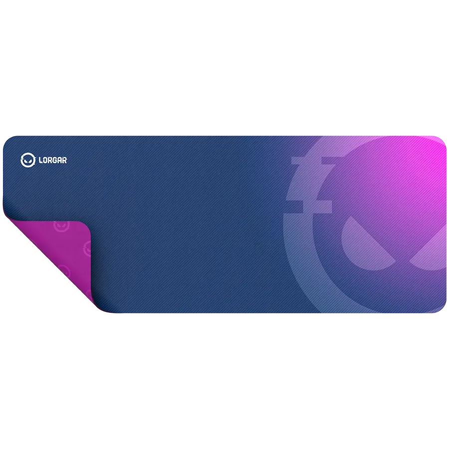 Lorgar Main 139, Gaming mouse pad, High-speed surface, Purple anti-slip rubber base, size: 900mm x 360mm x 3mm, weight 0.6kg — фото 3