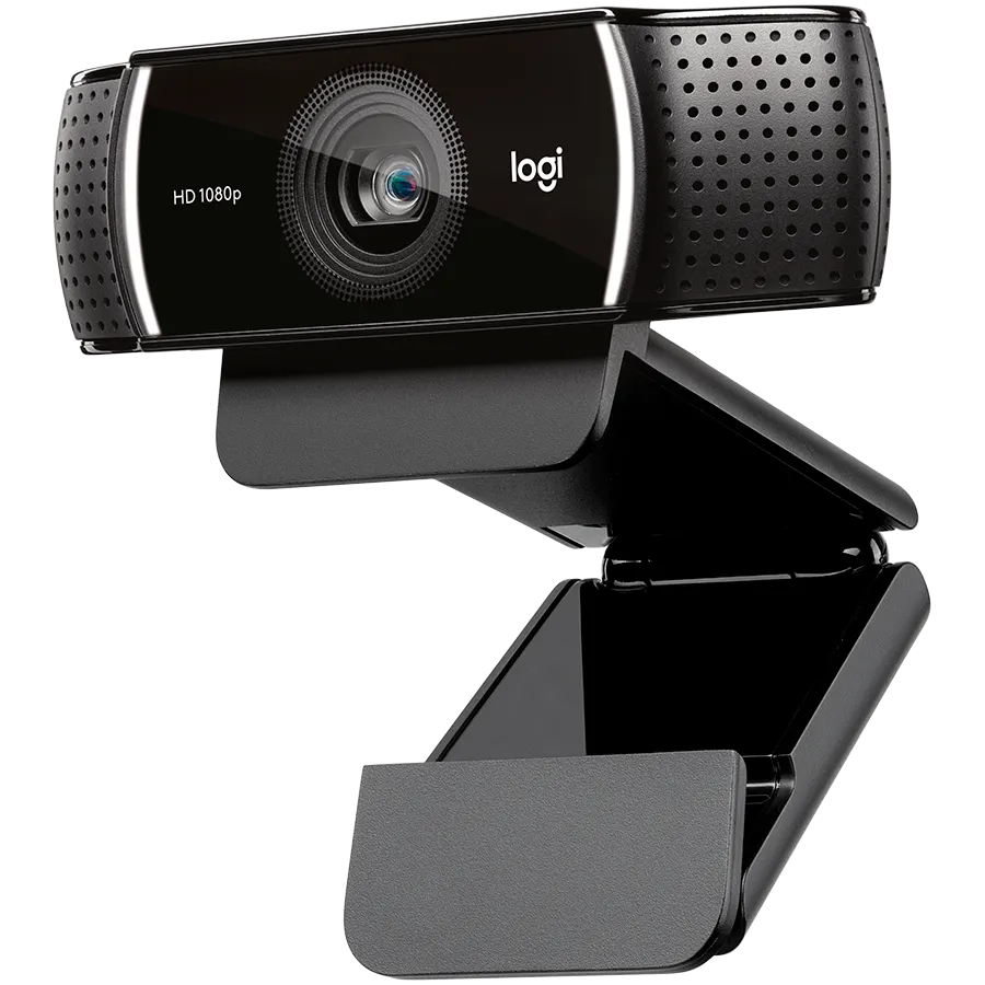 LOGITECH C922 Pro Stream Webcam - Tripod - BLACK - USB — фото 2