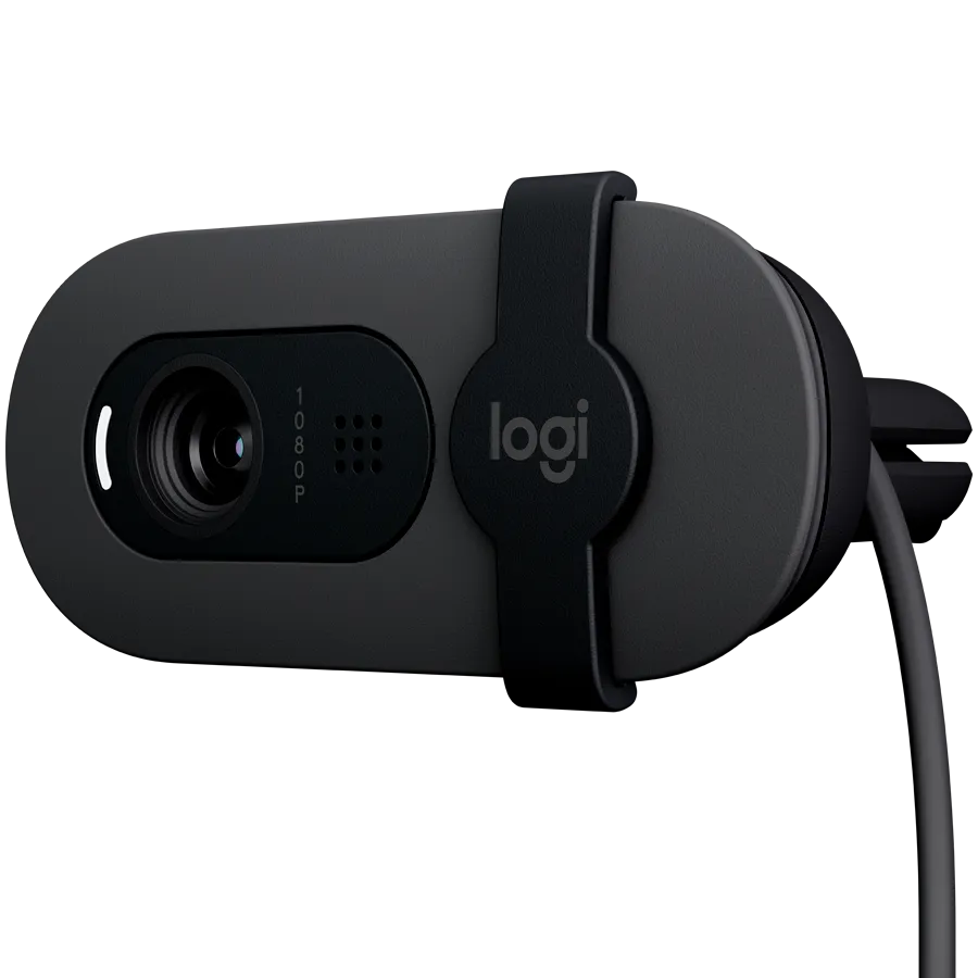 LOGITECH Brio 100 Full HD Webcam - GRAPHITE - USB — фото 4