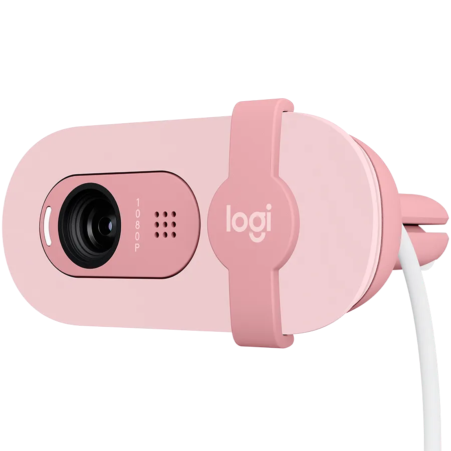 LOGITECH Brio 100 Full HD Webcam - ROSE - USB — фото 4