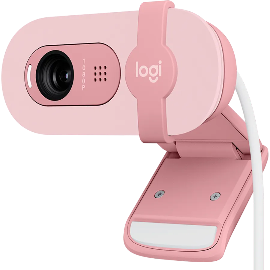 LOGITECH Brio 100 Full HD Webcam - ROSE - USB — фото 2