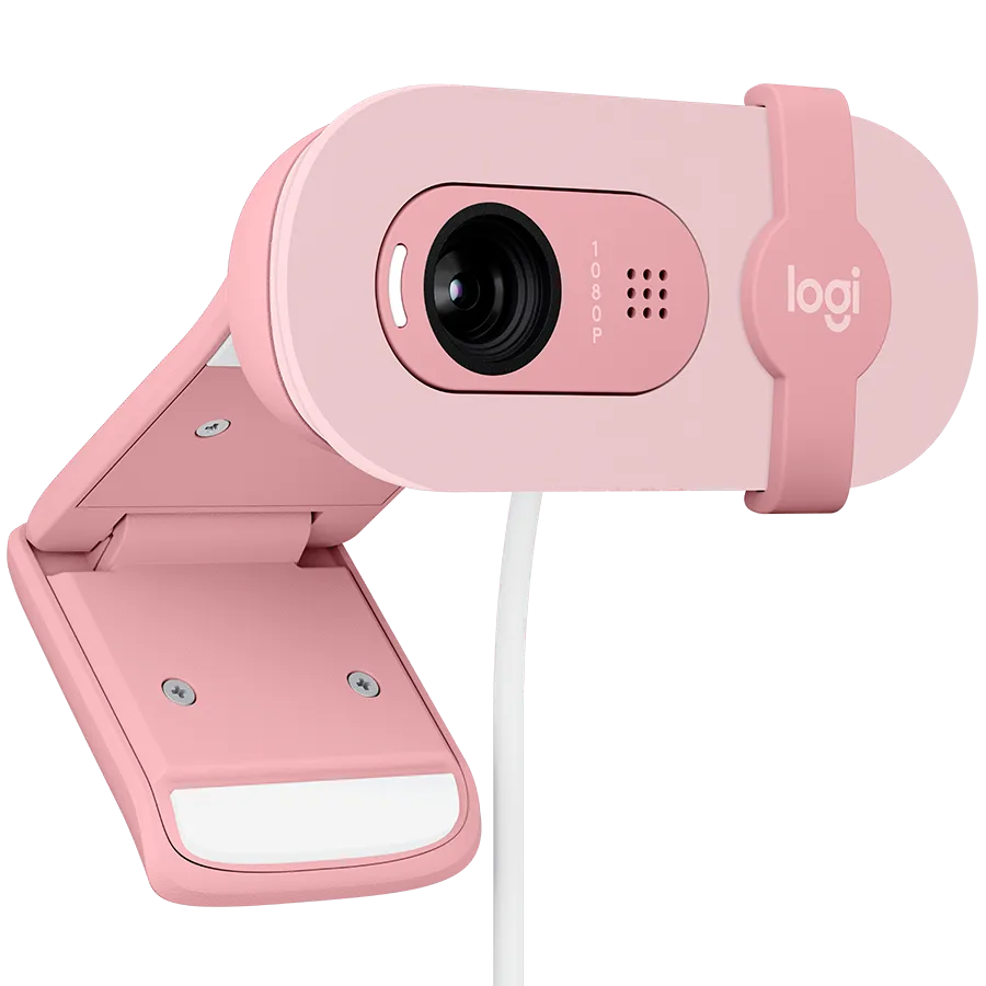 LOGITECH Brio 100 Full HD Webcam - ROSE - USB — фото 3