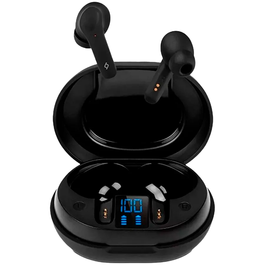 ttec SoundBeat Play TWS Bluetooth Headset, Black