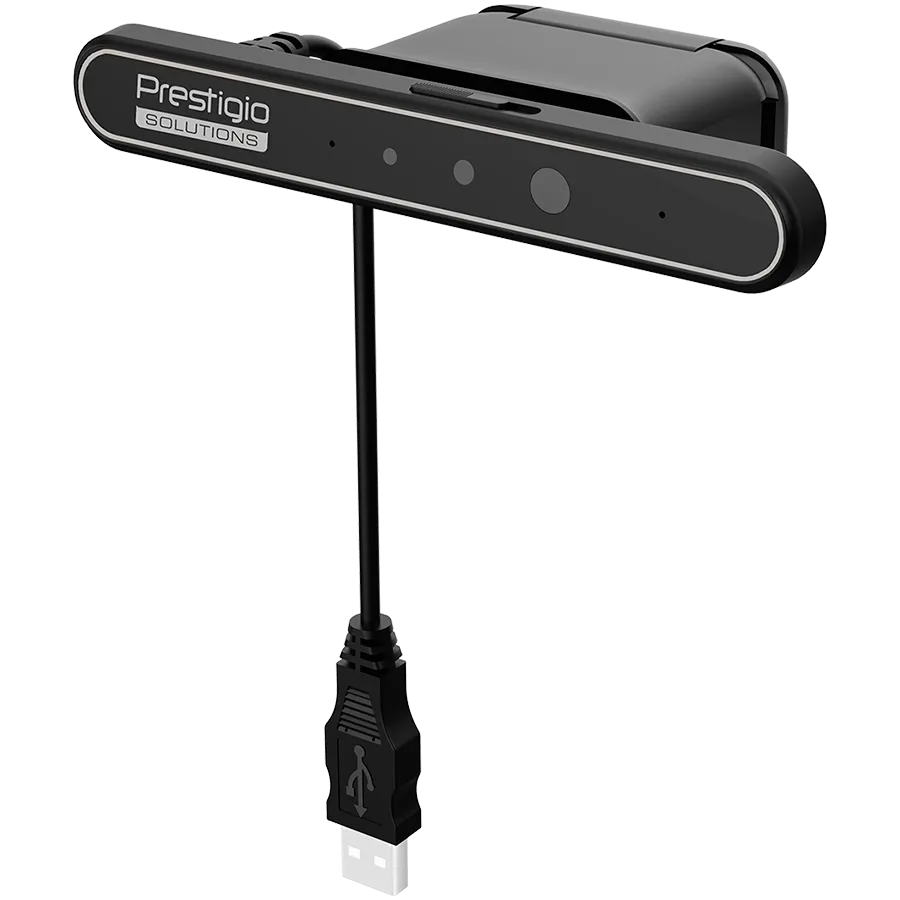 Prestigio Solutions Video Conferencing Windows Hello Camera: FHD, 2MP, 2 mic, 1m (Range), Connection via USB 3.0 — фото 2