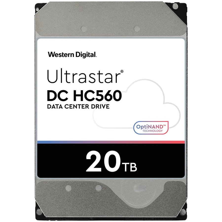 HDD Server WD/HGST ULTRASTAR DC HC560 (3.5’’, 20TB, 512MB, 7200 RPM, SATA 6Gb/s, 512E SE NP3), SKU: 0F38785
