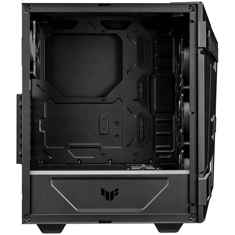Корпус ASUS TUF Gaming GT301 ATX mid-tower compact case with tempered glass side panel, honeycomb front panel, 120mm AURA Addressable RGB fan, headphone hanger and 360mm radiator support — фото 3