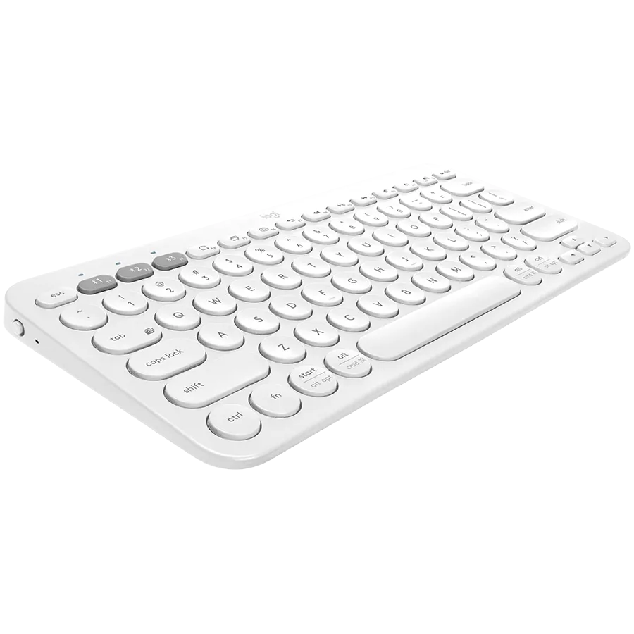 LOGITECH K380 Multi-Device Bluetooth Keyboard - OFF-WHITE - RUS — фото 2