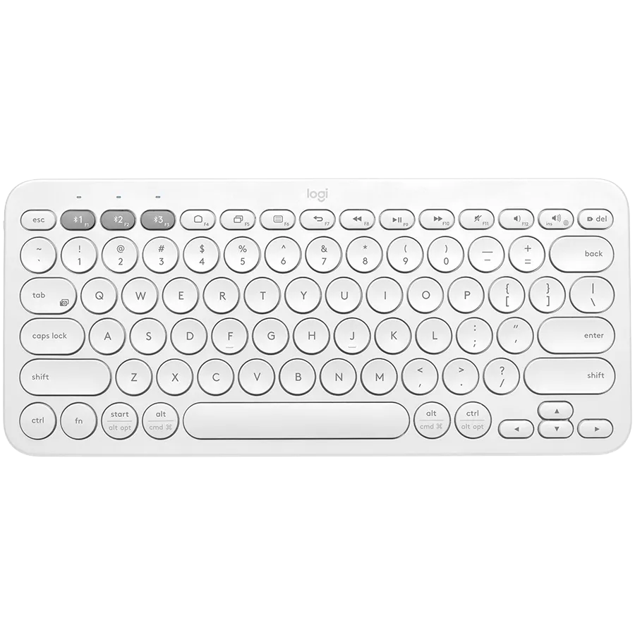 LOGITECH K380 Multi-Device Bluetooth Keyboard - OFF-WHITE - RUS